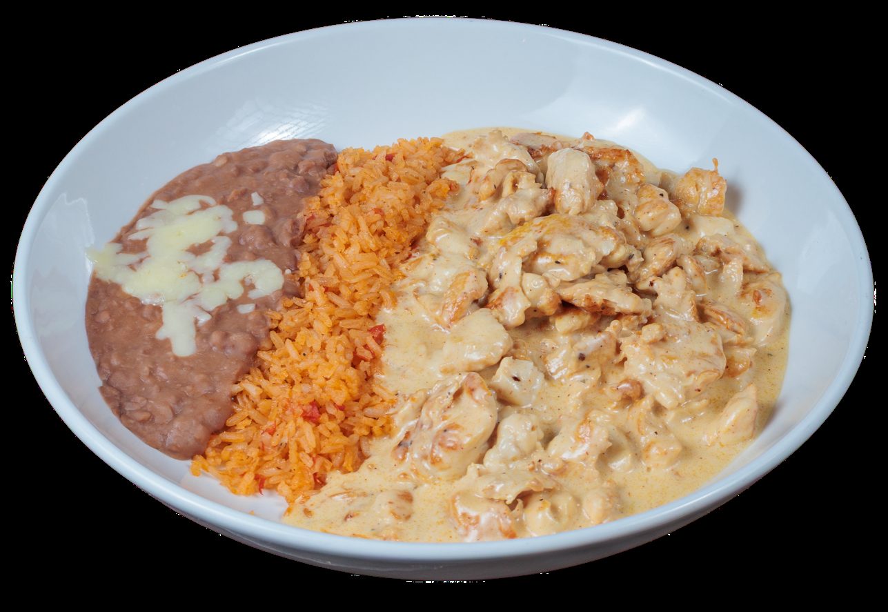 Pollo a La Crema Platos.
