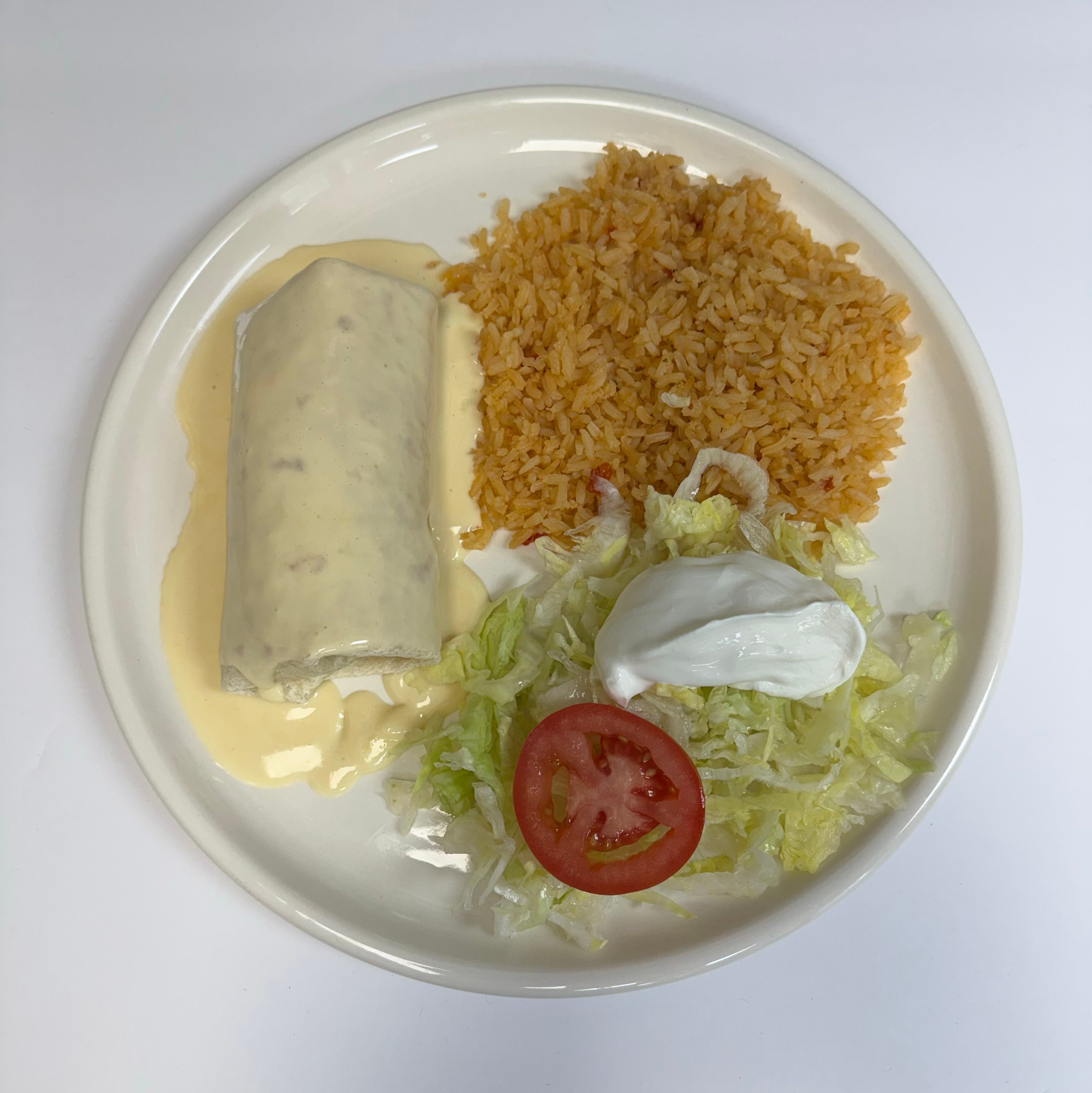 Chimichanga Dinner.