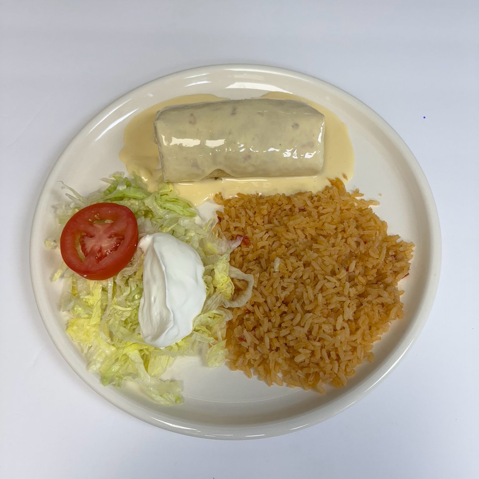 Lunch Chimichanga.